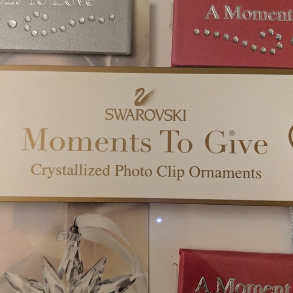 NWOT Swarovski Crystallized Photo Clip Ornaments - Picture 5 of 6